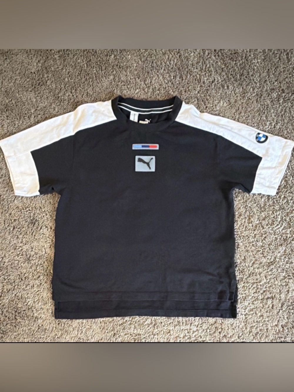 Puma BMW M Motorsport short sleeve black and white tee